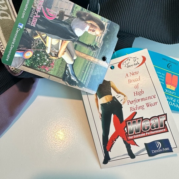 Devon Aire Ladies All-Pro Ribbed Riding Breeches Black Style 500R Size 34R - Picture 11 of 12